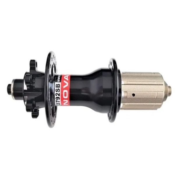 Butuc Bicicleta Spate Disc Novatec D712 Alu 4RUL JP Caseta, 8-9 viteze