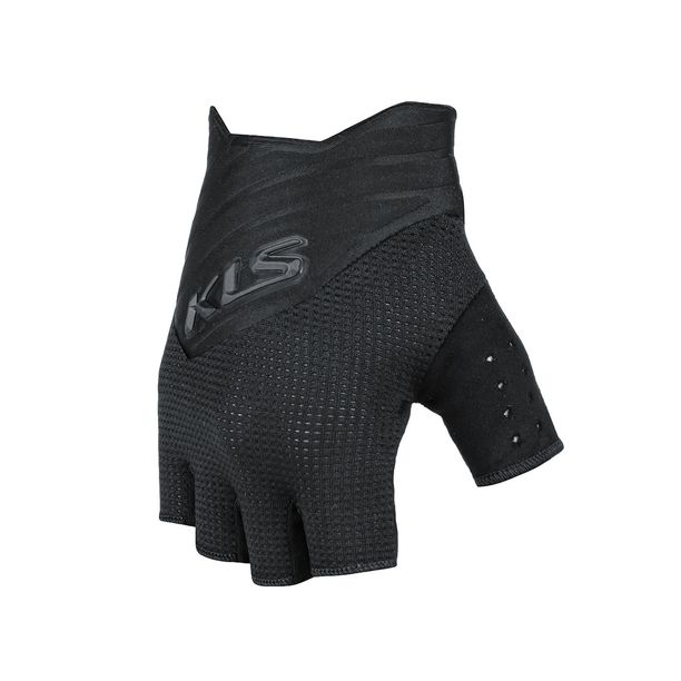 Manusi Bicicleta KLS Cutout Scurte, Negru