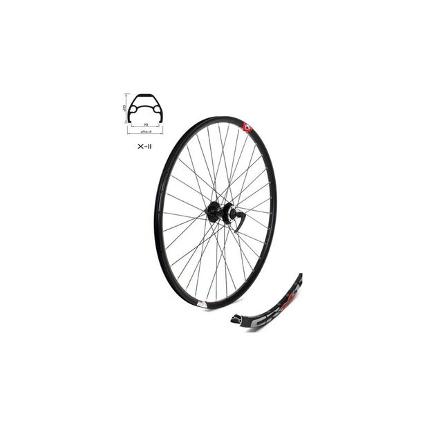 Roata Fata Crosser X11 32H 27.5 QR disc 6 suruburi cu Butuc Joytech JYD761