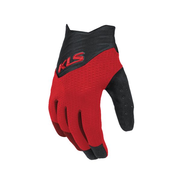 Manusi Bicicleta Lungi KLS Cutout, rosu