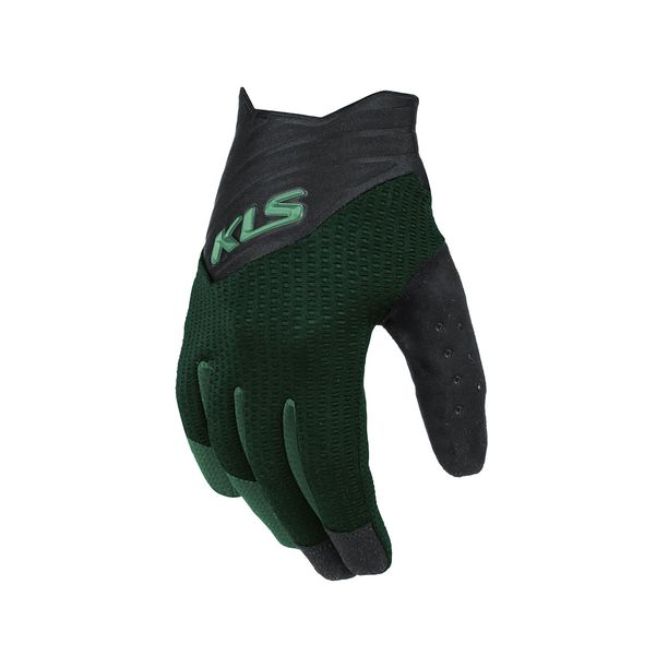 Manusi Bicicleta KLS Cutout Lungi Verde