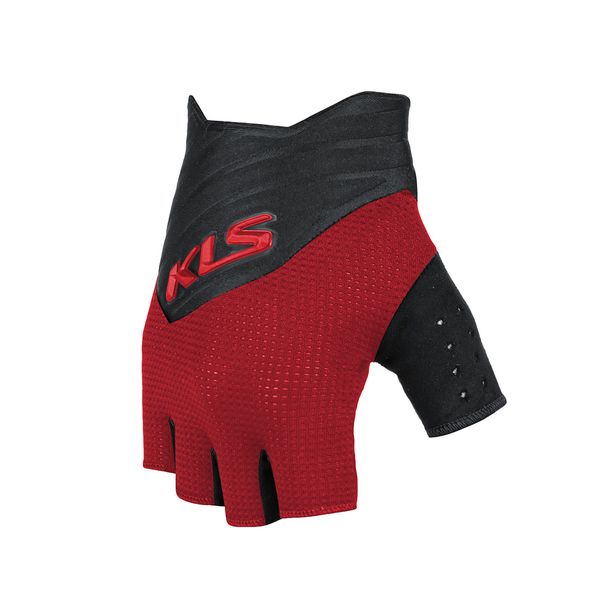 Manusi Bicicleta Scurte KLS Cutout, rosu