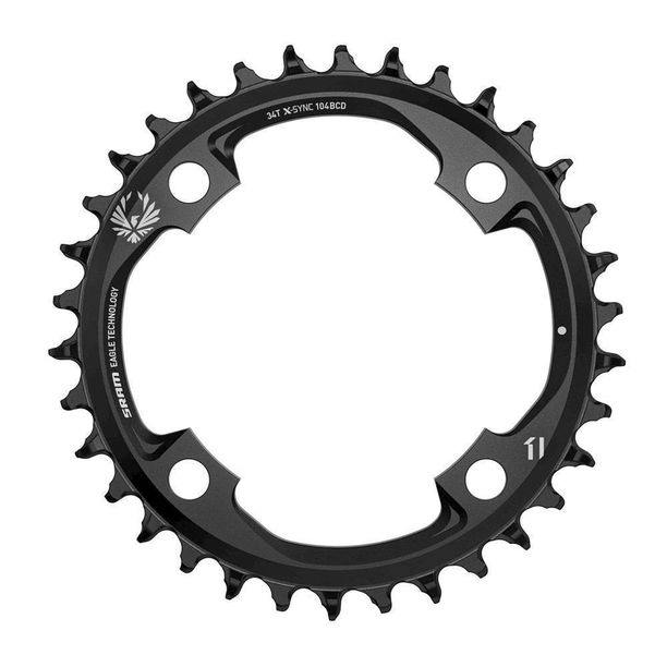 Chainring SRAM Eagle X-SYNC 2 104mm 34T, Culoare: Black