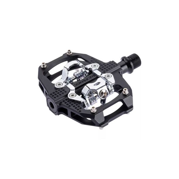 Pedale Bicicleta Contec SPD System Talon - negru-argintiu