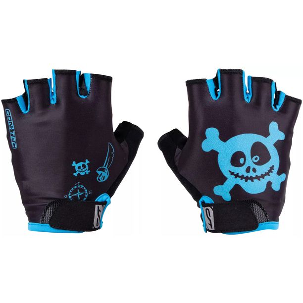 Manusi Bicicleta, Copii Contec Pirate SF - negru-albastru S