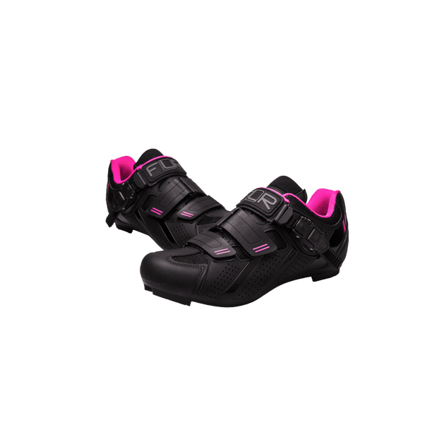 Pantofi ciclism FLR F-15 III Pro Road Negru-Roz