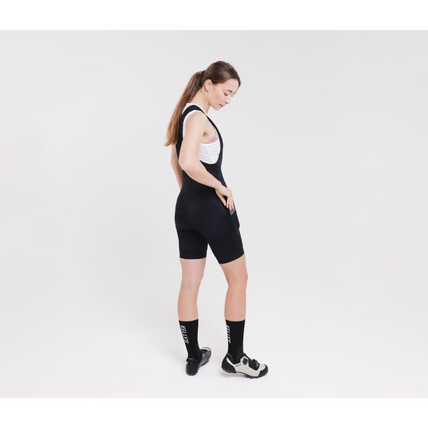 Pantaloni Scurti Dama Tehnic Sosea cu bretele Kellys Vulcano cu bazon Negru