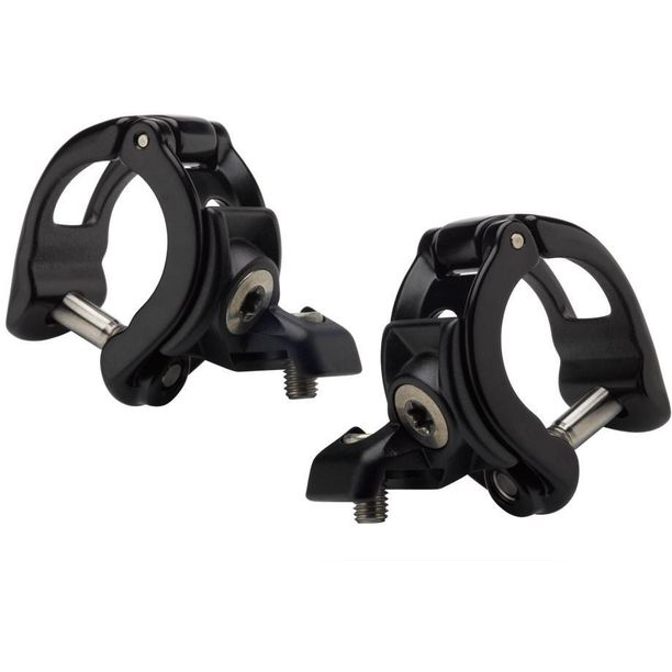Colier Maneta Frana Sram MatchMaker X, pereche, negur cu suruburi Ti (compatibil cu toate angrenajele SRAM compatibile MM)