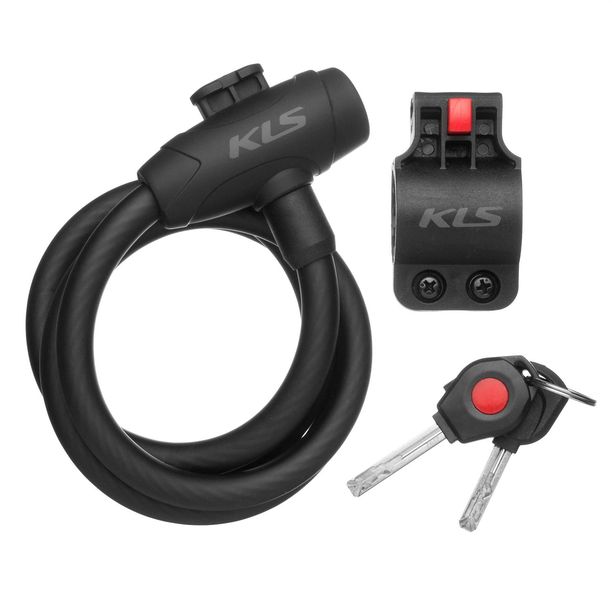 Antifurt Bicicleta Cablu spiralat Kellys KLS Recoil, 120cm