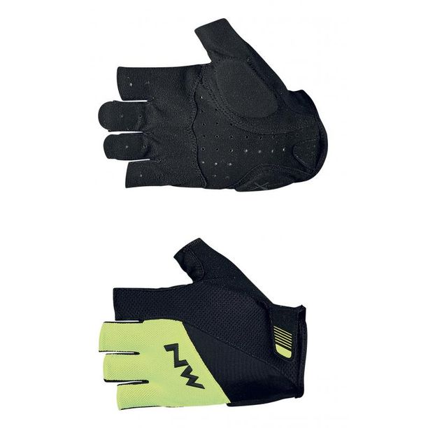 Manusi Bicicleta Scurte Northwave Flash 2, galben-fluo