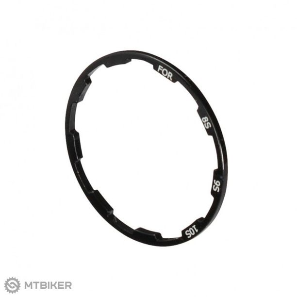 Distantier caseta pinioane (clasica HG), BRIVIGA WSE-3615, alu, grosime 1.85mm, negru, OEM