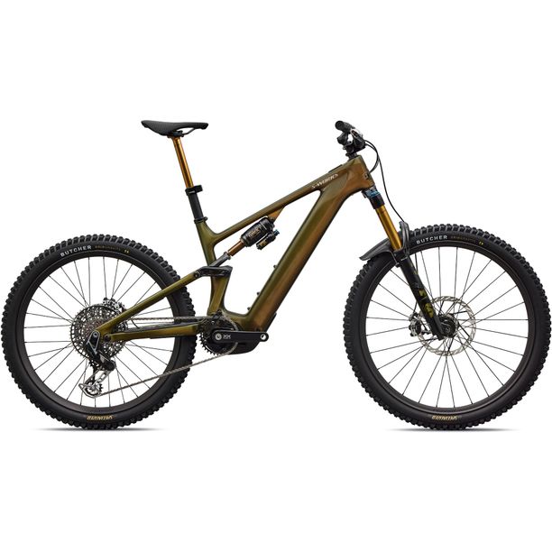 Bicicleta Electrica Full Suspension S-Works Turbo Levo Carbon Gen 4 2026 Verde-Auriu