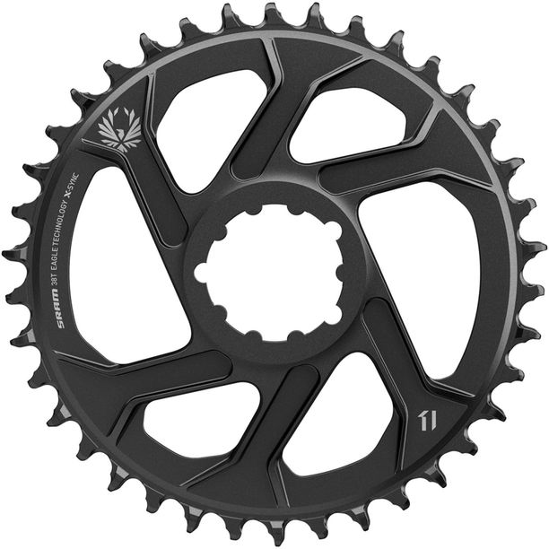 Foaie angrenaj X-SYNC 2 38T Direct Mount 6mm Offset Eagle negru