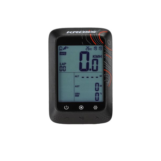 Ciclocomputer Bicicletă Kross KRC 439 GPS putere/cadență/puls FSTN