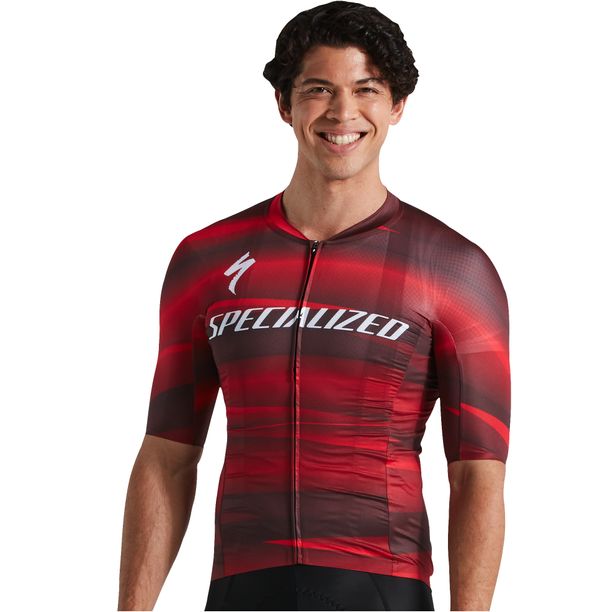 Tricou Ciclism Tehnic Specialized SL R SS Team, Black/Red