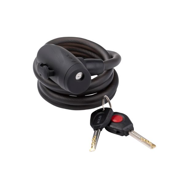Antifurt Bicicleta Cablu spiralat Kellys KLS Coil, 180cm