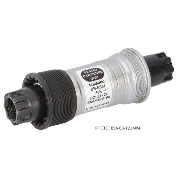 Monobloc Shimano BB-ES51(02) Octalink Splined/Hollow