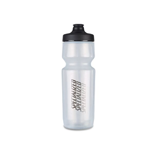 Bidon Apa Bicicleta Specialized Purist Hydroflo WaterGate - Translucent/negru Diffuse 23oz