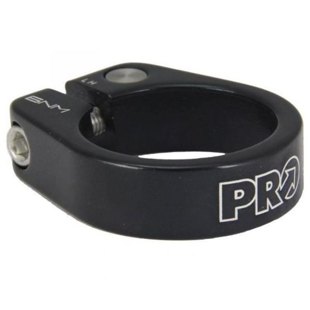 Colier pentru tija de sa PRO, 34.9mm, aluminiu, negru