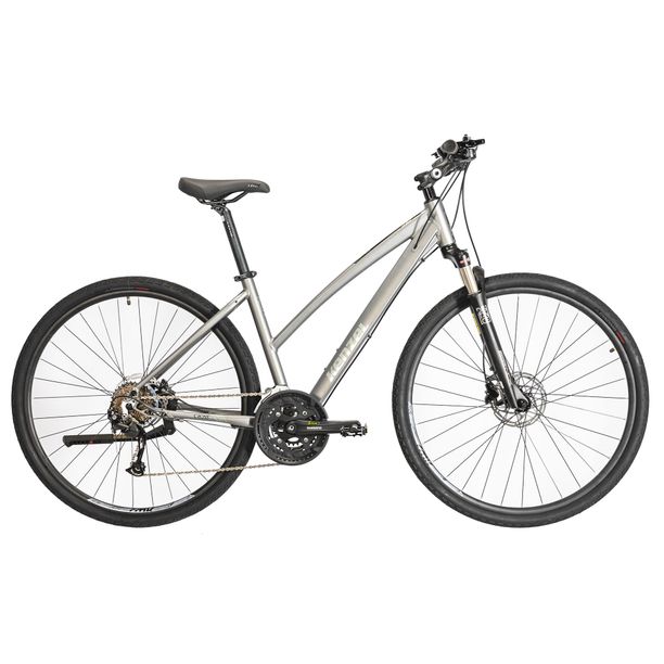 Bicicleta Trekking Kenzel Cross Distance 200 W6 28 Metalic