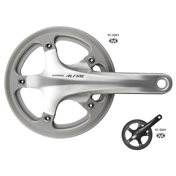 Angrenaj Pedalier Shimano ALFINE FC-S501 45T BRAT 170MM 2-PCS FC CG SINGLE INCL. BB BSA