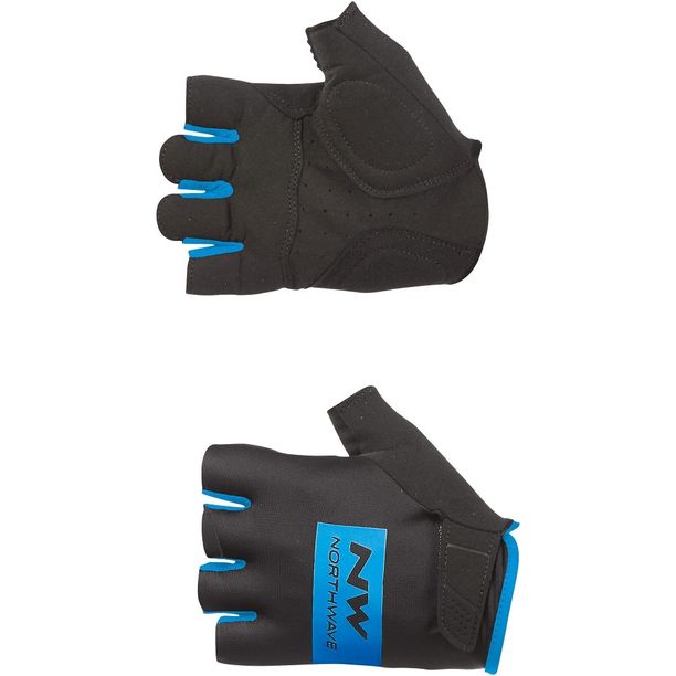 Manusi Bicicleta Scurte Northwave Flag, negru-albastru