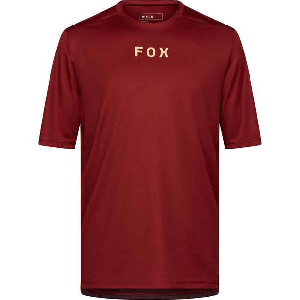 Tricou FOX Ranger Wordmark Maro Ruginiu