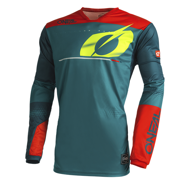 Bluza Ciclism O'Neal Hardwear Haze V22 Albastru-Rosu