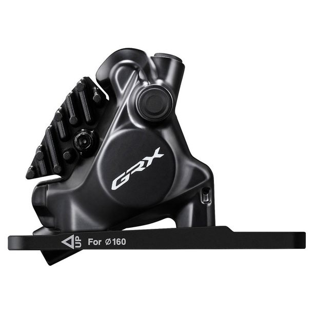 Etrier frana hidraulic fata Shimano GRX BR-RX820 Placute L05A + adaptor 140/160mm