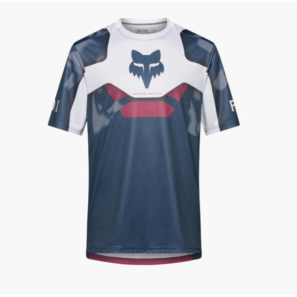 Tricou Ciclism Fox Racing Ranger SS Tactile-Alb