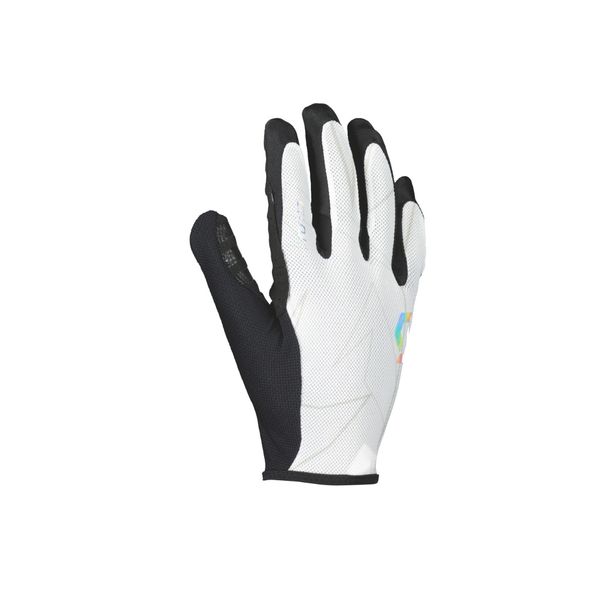 Manusi Bicicleta Lungi Scott Traction Tuned, albe-negre