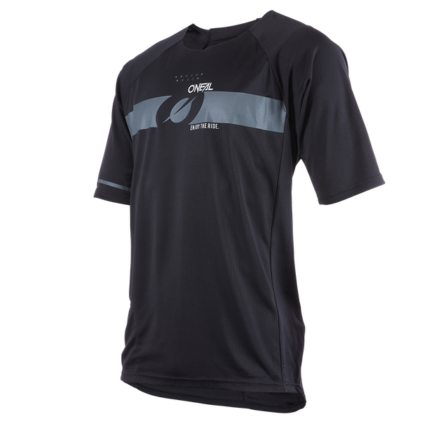 Tricou Ciclism tehnic O'Neal PIN IT Jersey V.22, negru-gri