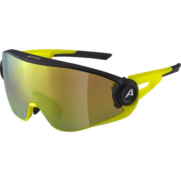 Ochelari Ciclism Alpina 5W1NG black-neon yellow mat Q