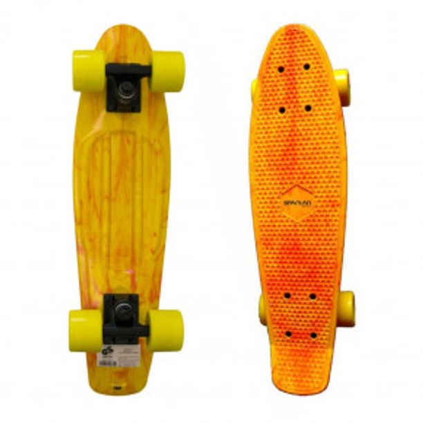Penny Board Spartan 20605, 22.5", galben