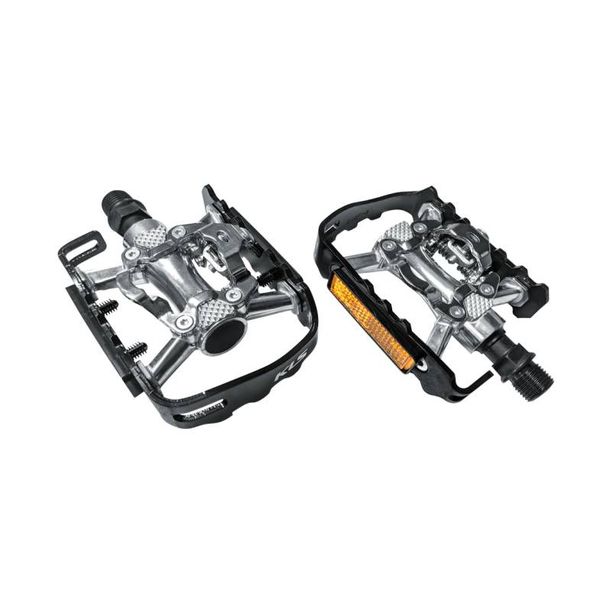 Pedale Bicicleta KLS Clips argintiu-negru