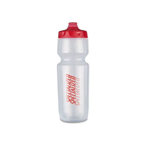 Bidon Apa Bicicleta Specialized Purist Hydroflo Fixy BTL SBC, transparent-rosu
