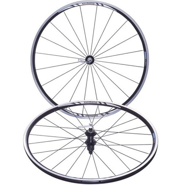 Roti Shimano WH-R501A, fata-spate, 8/9/10 viteze, Old 100/130mm, QR, negru