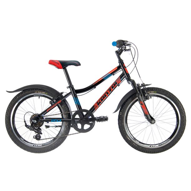 Bicicleta Copii Kenzel Roxis SF20 Boys M5 negru-rosu