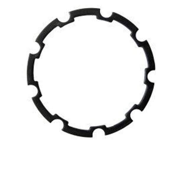 Distantier (spacer) caseta pinioane (clasica HG), BRIVIGA WSE-3615, alu, grosime 2mm, negru, OEM