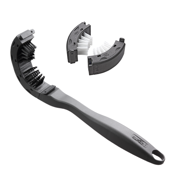 Perie curatare Super B CL cu maner plastic, 2 in 1
