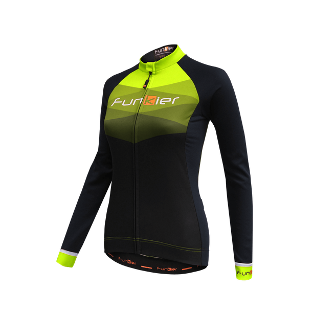 Tricou Ciclism Funkier Spoleto-W-L Pro LS - Negru
