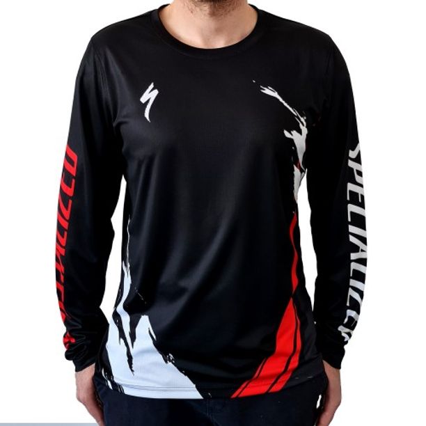 Bluza Ciclism Casual Specialized Men's All Mountain LS, Trail of Flames