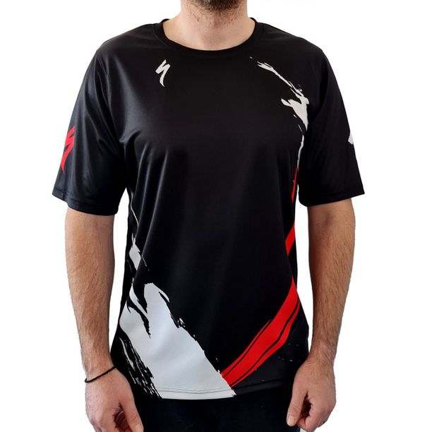 Tricou Ciclism Casual Specialized Men's All Mountain SS, Trail of Flames