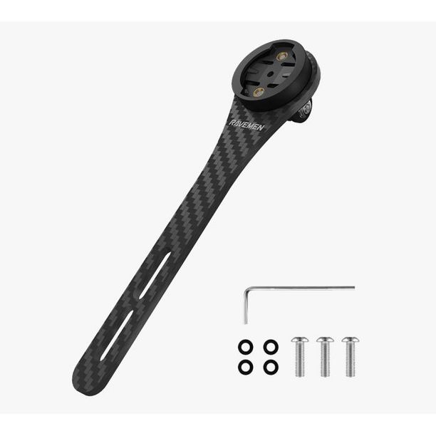 Suport prindere Ravemen ghidon aero pt Garmin si GoPro