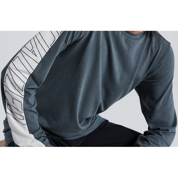 Bluza Ciclism Tehnic Specialized Youth Trail LS, Cast Battleship