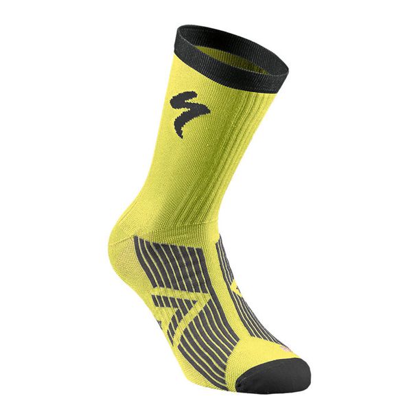 Sosete Ciclism Specialized SL Elite Winter - Neon, galben-negru
