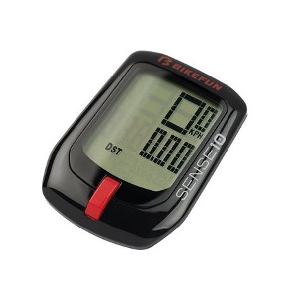 Kilometraj Bicicleta Bikefun Sense 10, cu fir, negru