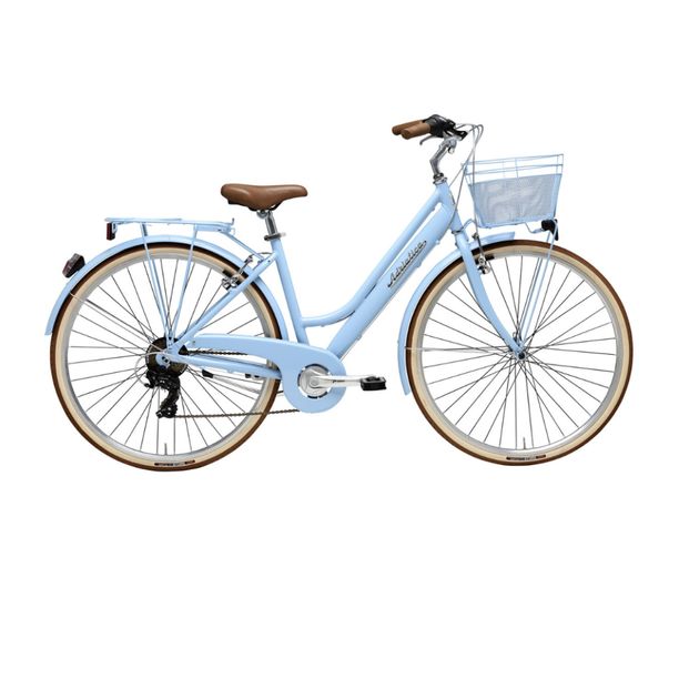City Bike Adriatica Retro, 28", 6S, albastru