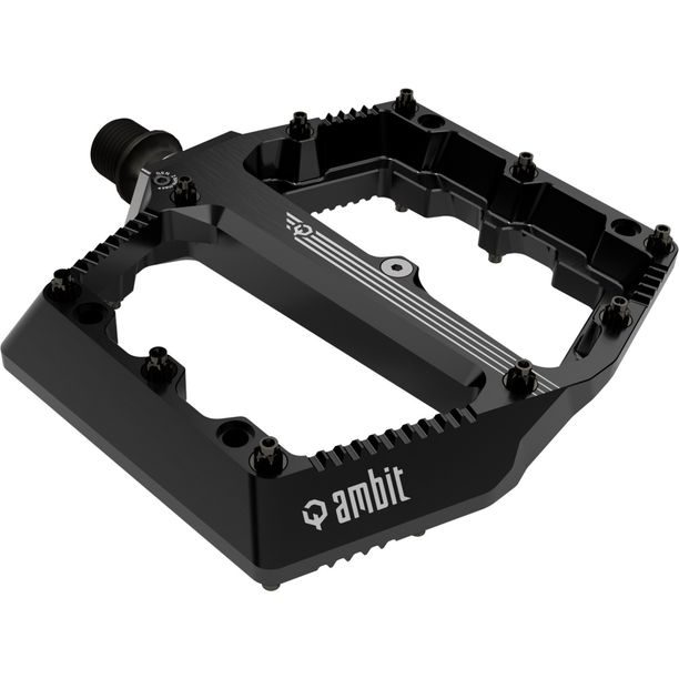 Pedale Bicicleta Ambit Flat, Crown Pins negru