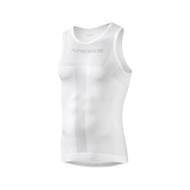 Maiou Kross strat de bază Singlet Bărbați 2026 Alb